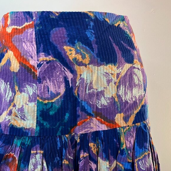 Circus NY Women's Chelsea Flower Dye Fairy Wren Flare Mini Skirt - Size 32 - NWT - Picture 3 of 5